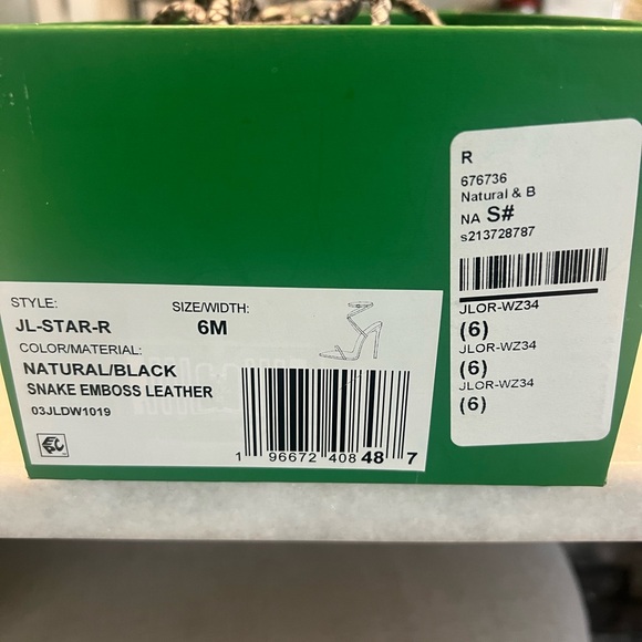 Help jennifer Lopez snakeskin stiletto heels size 6 never worn - Picture 5 of 5